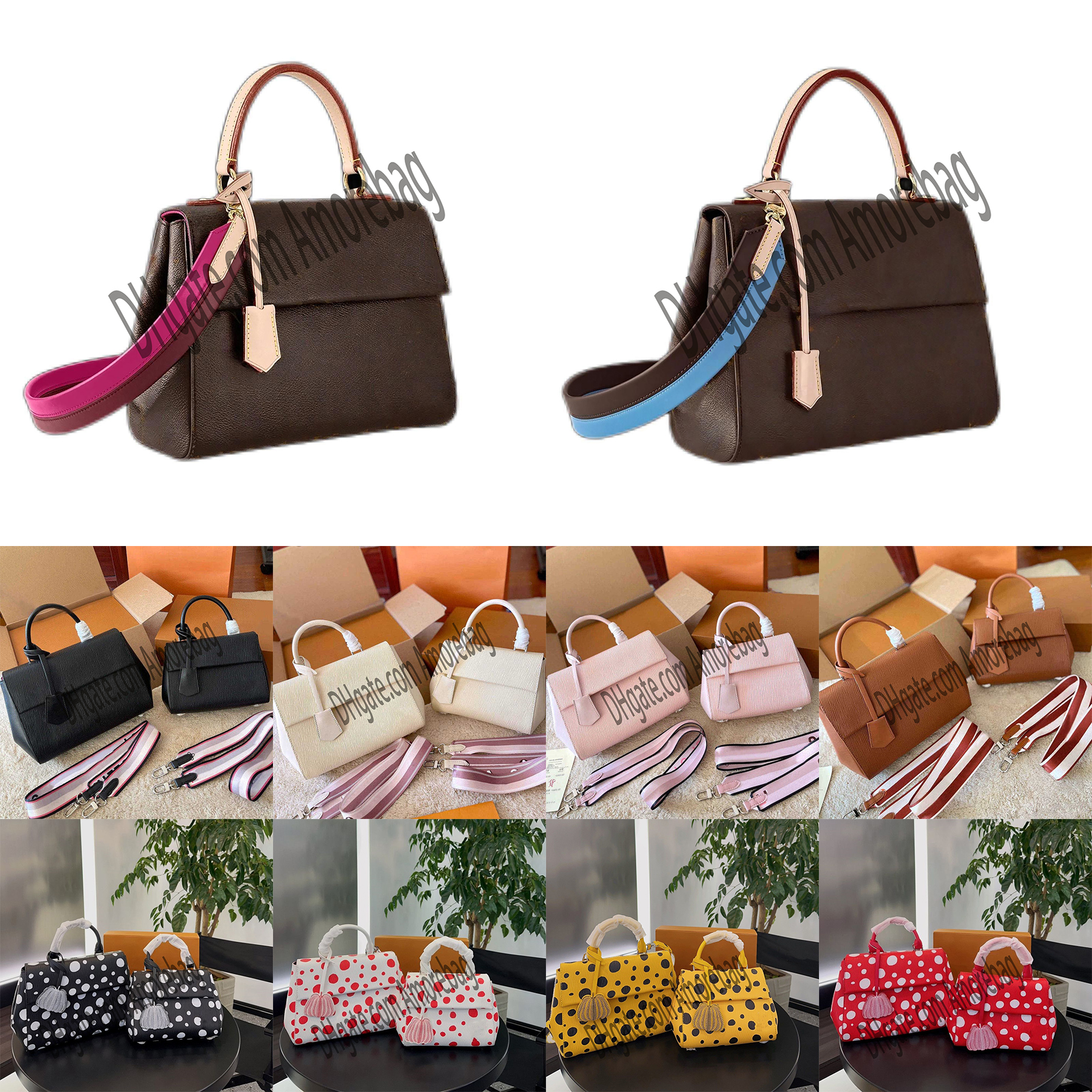 Cluny BB Shoulder Tote Bags Colorful Leather Strap Handbag Classic Flower Pattern Designer Totes Ladies Purse Bag Crossbody Handbag Classic Monograms Canvas
Cluny BB Shoulder Tote Bags Colorful Leather Strap Handbag Classic Flower Pattern Designer Totes Ladies Purse Bag Crossbody Handbag Classic Monograms Canvas