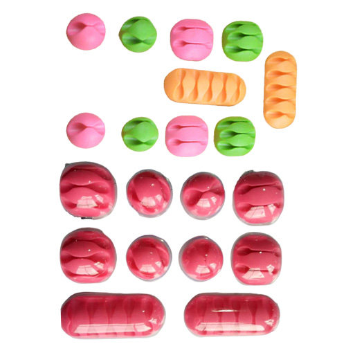 10Pcsset Multipurpose Single Double Five holes Wire Cord Cable Clips Ties USB Charger Holder Organizer With Adhesive Desk new1545365