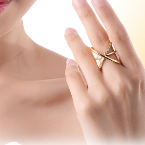 Personality Design Women Rings Gold Silver Crystal Ring Knuckle Midi Rings Sets For Women Fashion Party Rings Jewelry