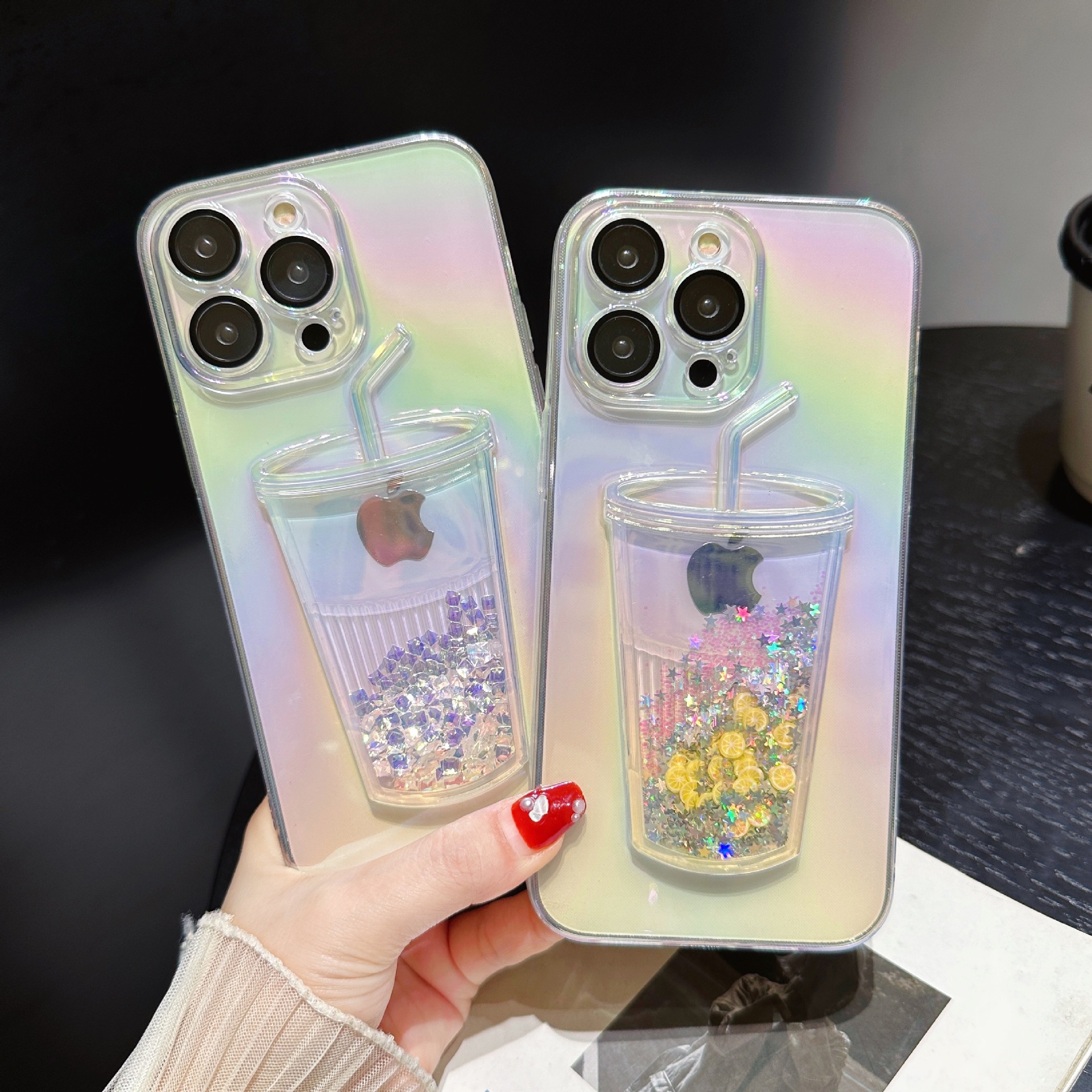 Dynamic Liquid Bling Sequin Quicksand Cup Phone Case For iPhone 14 13 12 11 Pro Max Gradient Transparent Soft TPU Clear Cove
Dynamic Liquid Bling Sequin Quicksand Cup Phone Case For iPhone 14 13 12 11 Pro Max Gradient Transparent Soft TPU Clear Cove