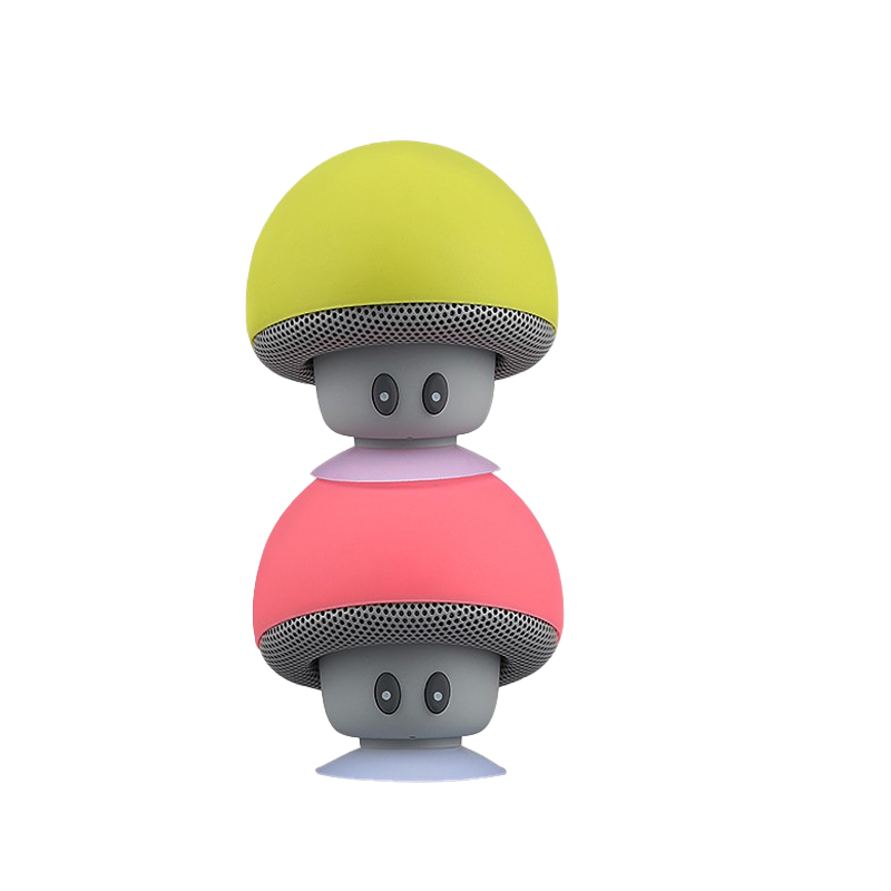Mushroom Mini Wireless Bluetooth Speaker Hands Sucker Cup o Receiver Music Stereo Subwoofer USB For Android IOS PC