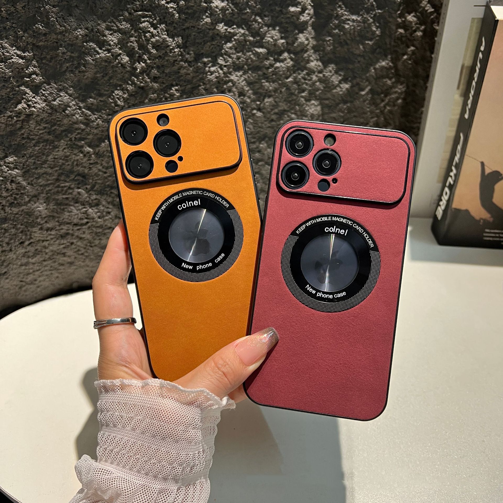 Business Hole PU Leather for Magsafe Phone Case for iPhone11 12 13 14 Pro Max Camera Lens Protector Soft Shockproof Cover
Business Hole PU Leather for Magsafe Phone Case for iPhone11 12 13 14 Pro Max Camera Lens Protector Soft Shockproof Cover