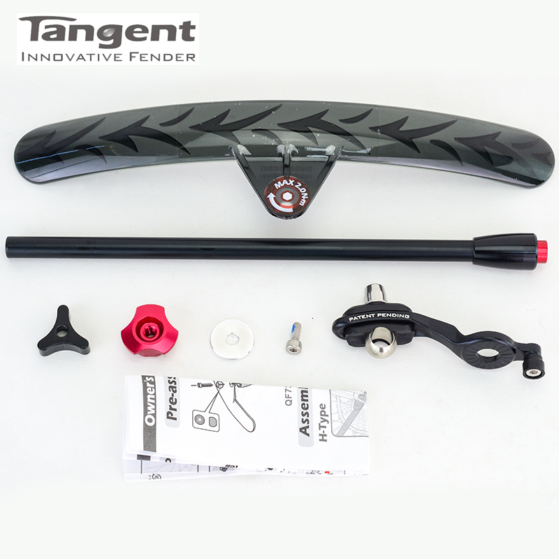 Bike Groupsets Original Taiwan Qbicle Carbon 20inch 406 451 Bicycle Tangent Fender For City MTB Road Folding 230704