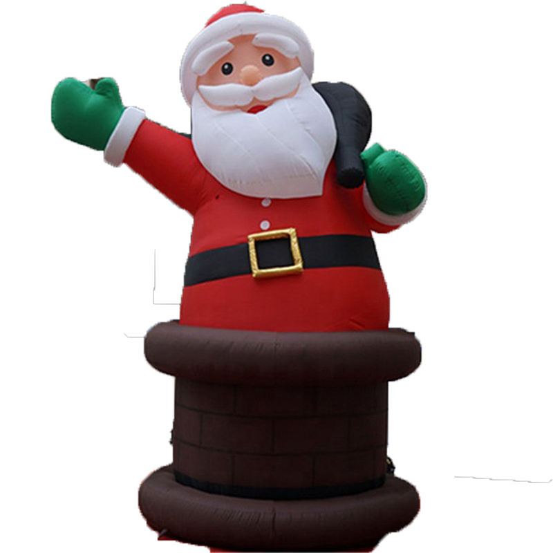 13202633ft Inflatable Santa Claus model for Christmas party decoration giant blow up Father balloon toys7627446