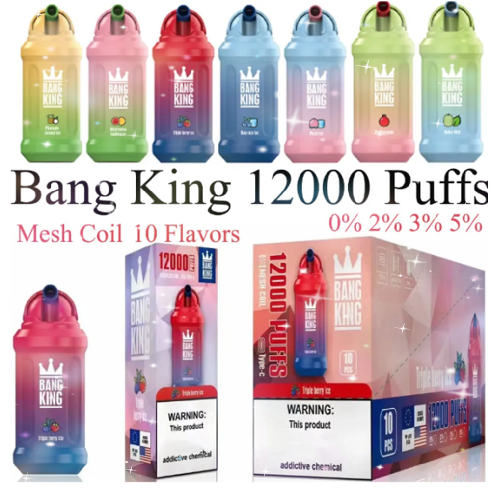 Bang Bar puff 12k vaper puff 12000 Disposable E cigarettes 12000 puffs king bang vape 12k puff 20ml pre-filled cartridges pods 600mAh recharger battery mesh coil 0%-5%
Bang Bar puff 12k vaper puff 12000 Disposable E cigarettes 12000 puffs king bang vape 12k puff 20ml pre-filled cartridges pods 600mAh recharger battery mesh coil 0%-5%