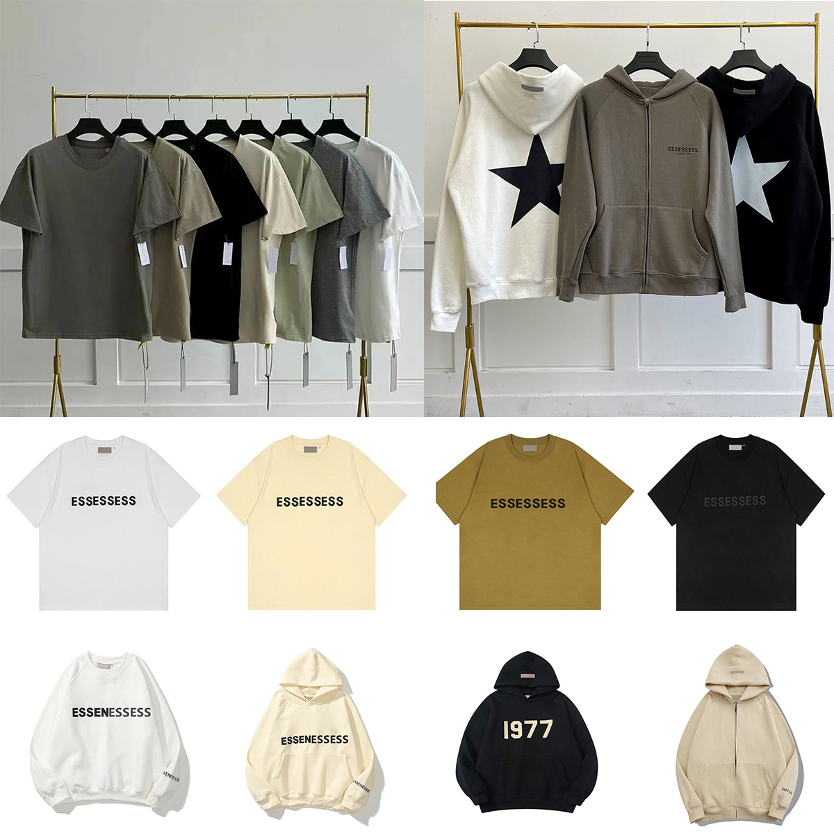 Men Hoodies Designer Reflective Letter Sweatshirts Hoody Women High Street Streetwear Ess Loose Hoodie Couple Tops Cotton Sweater Pullover Long Sleeve Jumper Tees
Men Hoodies Designer Reflective Letter Sweatshirts Hoody Women High Street Streetwear Ess Loose Hoodie Couple Tops Cotton Sweater Pullover Long Sleeve Jumper Tees