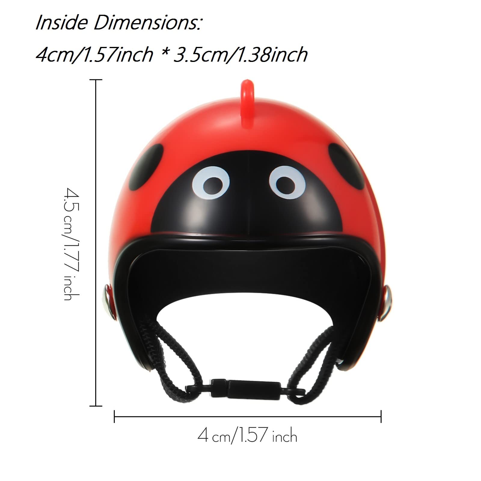 Update Chicken Safety Helmet Hens Peck Protection Funny Parrot Head Cover Bird Hat Headwear Small Animal Costumes Accessories For Chickens Roosters Pa