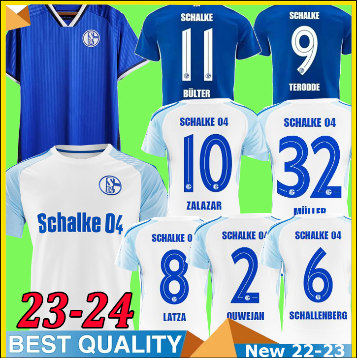 23 24 Schalke 04 home away Soccer Jerseys OUWEJAN PALSSON LODE LATZA TERODDE ZALAZAR BULTER LEE FLICK PIERINGER DREXLER THIAW MATRICIANI 2023 Football Shirt, 23 24 home
23 24 Schalke 04 home away Soccer Jerseys OUWEJAN PALSSON LODE LATZA TERODDE ZALAZAR BULTER LEE FLICK PIERINGER DREXLER THIAW MATRICIANI 2023 Football Shirt, 23 24 home
