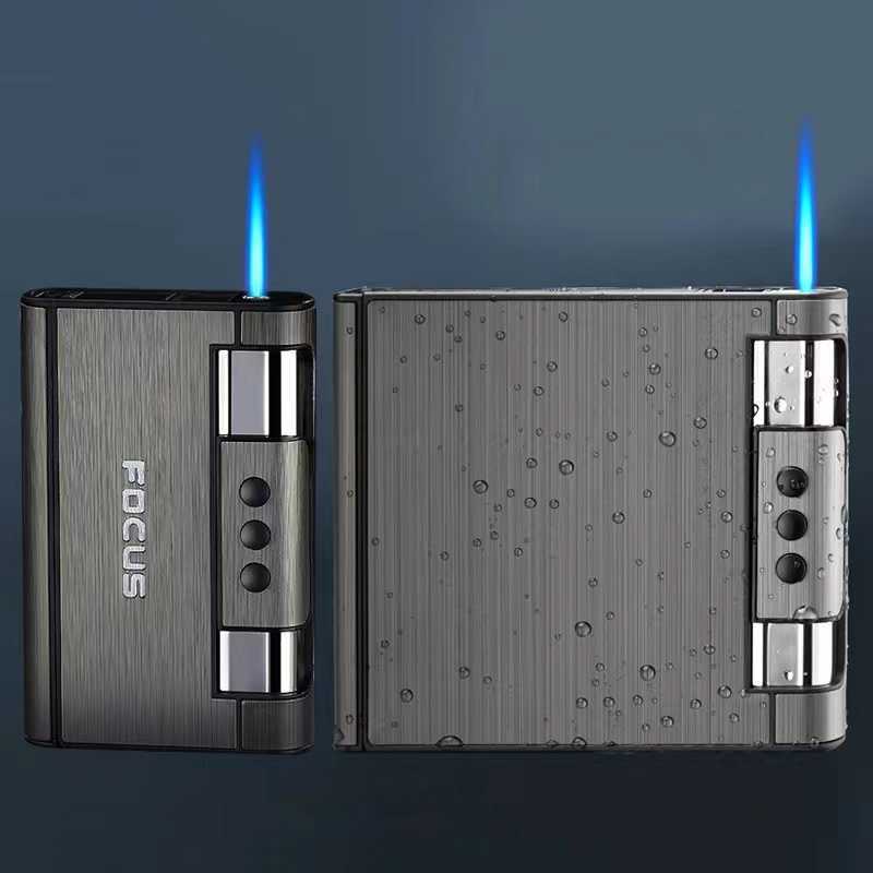 Creative 2 In 1 Automatic Cigarette Case with Lighter Metal Compression Moisture-proof Inflatable Lighter Smoking Accessories VLJXNo Gas
Creative 2 In 1 Automatic Cigarette Case with Lighter Metal Compression Moisture-proof Inflatable Lighter Smoking Accessories VLJXNo Gas