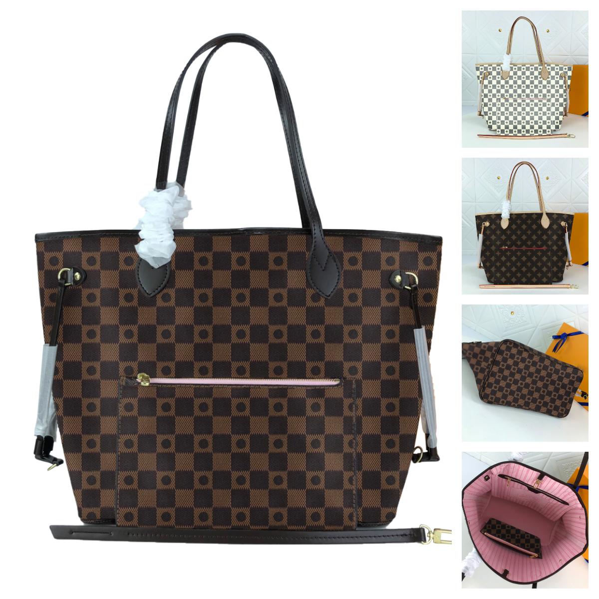 Fashion shopping bag Luxurys handbags designer tote bag neverfull totes women handbags M40995 shoulder tote female purse wallet mommy bag, Lak01
Fashion shopping bag Luxurys handbags designer tote bag neverfull totes women handbags M40995 shoulder tote female purse wallet mommy bag, Lak01