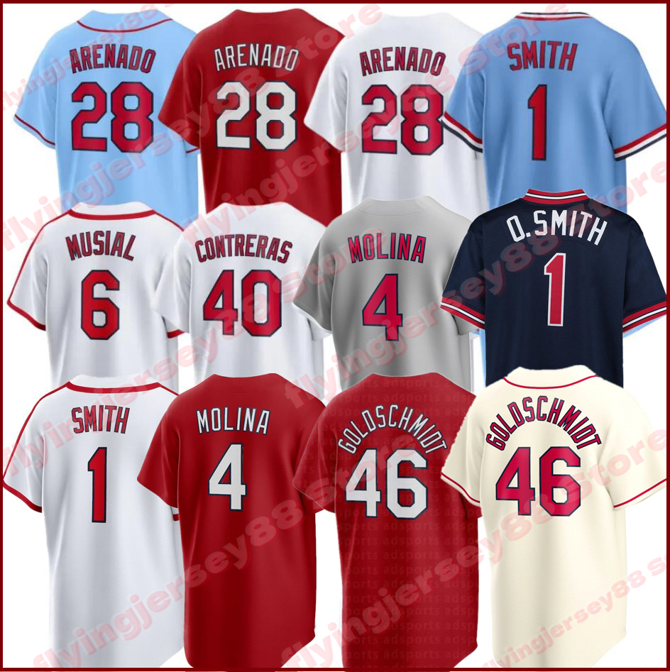 28 Nolan Arenado 46 Paul Goldschmidt Baseball Jersey Yadier Molina Paul DeJong Ozzie Smith Nolan Gorman Jack Flaherty Adam Wainwright Miles Mikolas Stan Musial, Men's jersey
28 Nolan Arenado 46 Paul Goldschmidt Baseball Jersey Yadier Molina Paul DeJong Ozzie Smith Nolan Gorman Jack Flaherty Adam Wainwright Miles Mikolas Stan Musial, Men's jersey