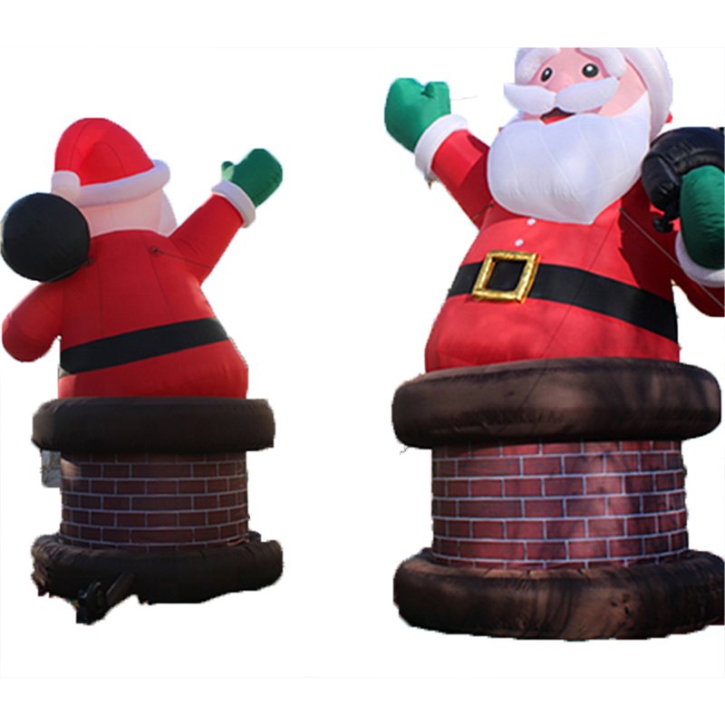 13202633ft Inflatable Santa Claus model for Christmas party decoration giant blow up Father balloon toys7627446
