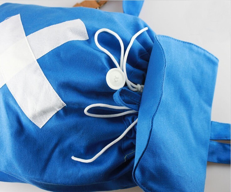 Backpacks Anime Canvas Backpack Tony Chopper Cosplay School Bag Shoulder Bag for Teenagers Boys Girls Kids Gift Drawstring Pocket 230703