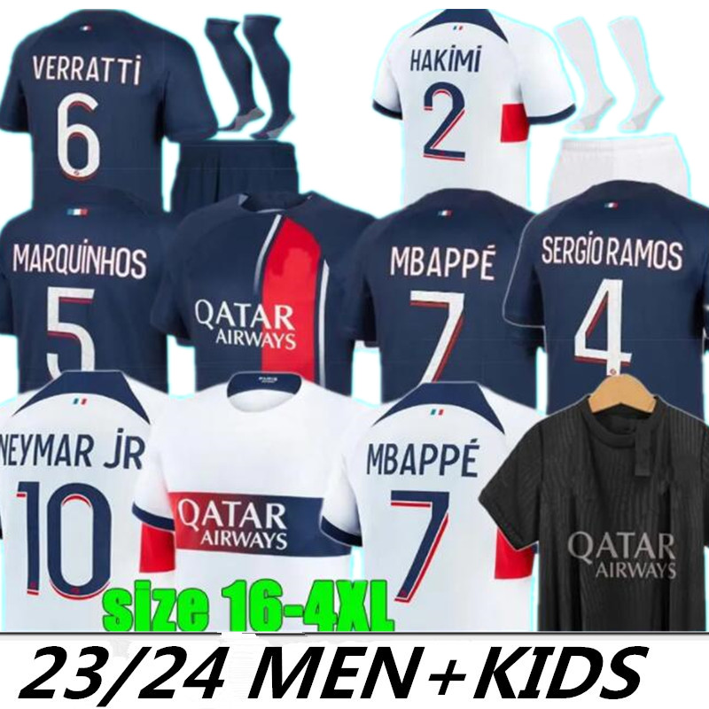 S-4XL MBAPPE HAKIMI #30 soccer jerseys 23 SERGIO RAMOS Maillots de football 2023 2024 MARQUINHOS VERRATTI HAKIMI men kids kit shirt uniforms maillot foot goalkeeper, Long sleeves
S-4XL MBAPPE HAKIMI #30 soccer jerseys 23 SERGIO RAMOS Maillots de football 2023 2024 MARQUINHOS VERRATTI HAKIMI men kids kit shirt uniforms maillot foot goalkeeper, Long sleeves