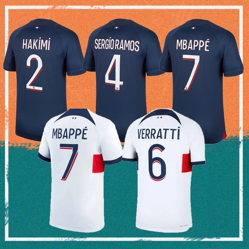 23/24 Player version MBAPPE Soccer Jersey 2023 PSGs SERGIO RAMOS shirt VERRATTI ICARDI DI MARIA WIJNALDUM MARQUINHOS GANA FLORENZI Football uniforms, Home player version ligue patch
23/24 Player version MBAPPE Soccer Jersey 2023 PSGs SERGIO RAMOS shirt VERRATTI ICARDI DI MARIA WIJNALDUM MARQUINHOS GANA FLORENZI Football uniforms, Home player version ligue patch