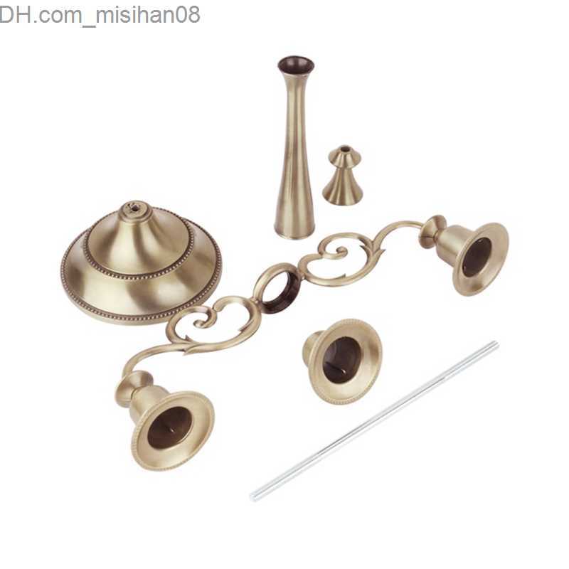 Holders Nordic Alloy Candle Holder Three-Headed Candlestick For Party Weddings Candlelight Dinners Romantic Candelabrum Z230704 H260310