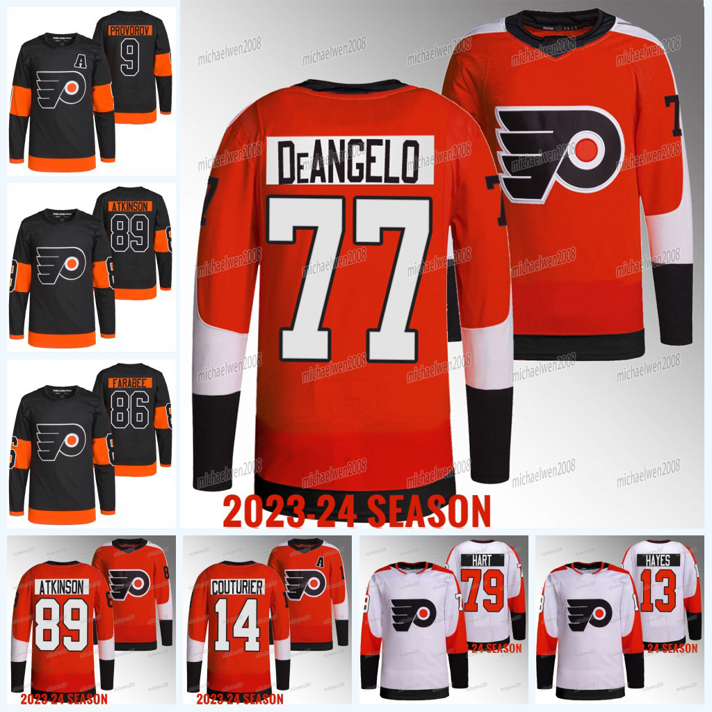 86 Joel Farabee Philadelphia 2023-24 Jersey Flyers Elliot Desnoyers Tyson Foerster Carter Hart Cam York Rasmus Ristolainen Tony DeAngelo Owen Tippett Cam Atkinson, White
86 Joel Farabee Philadelphia 2023-24 Jersey Flyers Elliot Desnoyers Tyson Foerster Carter Hart Cam York Rasmus Ristolainen Tony DeAngelo Owen Tippett Cam Atkinson, White