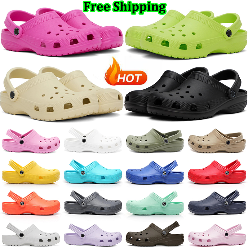 Free shipping croc designer sandals for men women classic clog slippers triple pink black sandal beach slides sliders mens womens clogs slide outdoor slipper shoes, Item#1
Free shipping croc designer sandals for men women classic clog slippers triple pink black sandal beach slides sliders mens womens clogs slide outdoor slipper shoes, Item#1