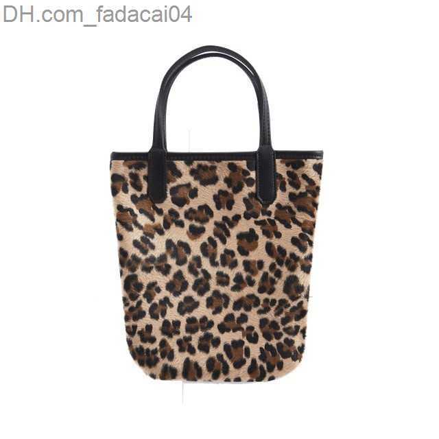 Evening Bags Evening Bags Vintage Leopard Pattern Women Small Shoulder Bag Fashion Plush Ladies Purse Handbags Portable Female Daily Messenger Bags Z2