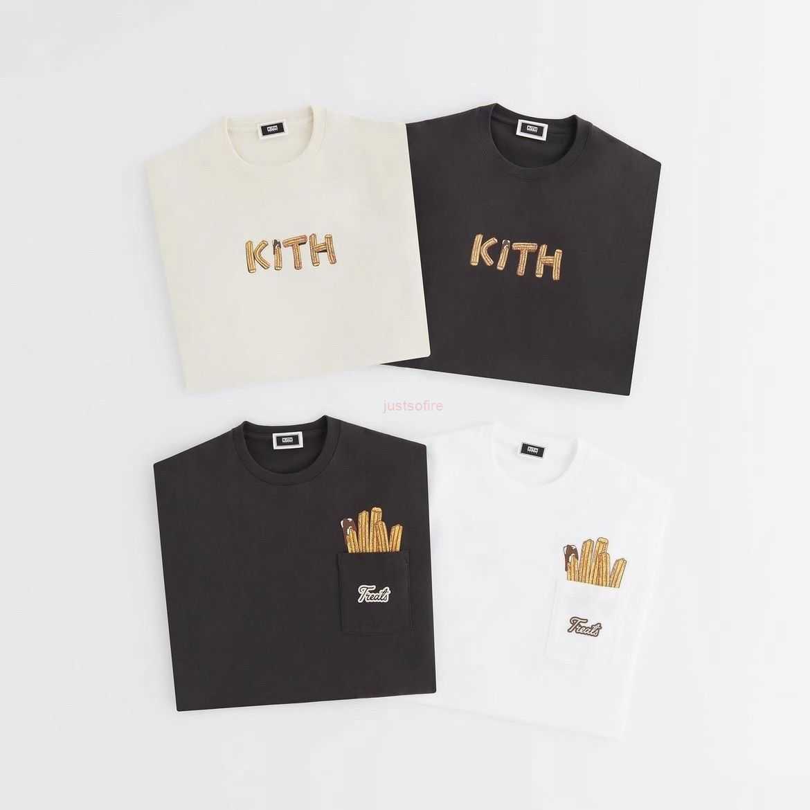 Designer Fashion Clothing Tees Tshirts Kith American White Tshirt for Men and Women in Summer Niche Normal Short Sleeved French Fries Printed Top cotton Streetwear S
Designer Fashion Clothing Tees Tshirts Kith American White Tshirt for Men and Women in Summer Niche Normal Short Sleeved French Fries Printed Top cotton Streetwear S