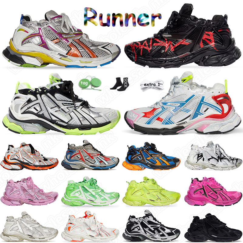 2023 Famous Balenciagaes Track Runner 7.0 Casual Shoes Graffiti Black White Mens Womens Blue Grey Green Lime Fluo Green Pink Orange Black Sports Sneakers Trainers, A5 runner fuchsia pink 35-40
2023 Famous Balenciagaes Track Runner 7.0 Casual Shoes Graffiti Black White Mens Womens Blue Grey Green Lime Fluo Green Pink Orange Black Sports Sneakers Trainers, A5 runner fuchsia pink 35-40
