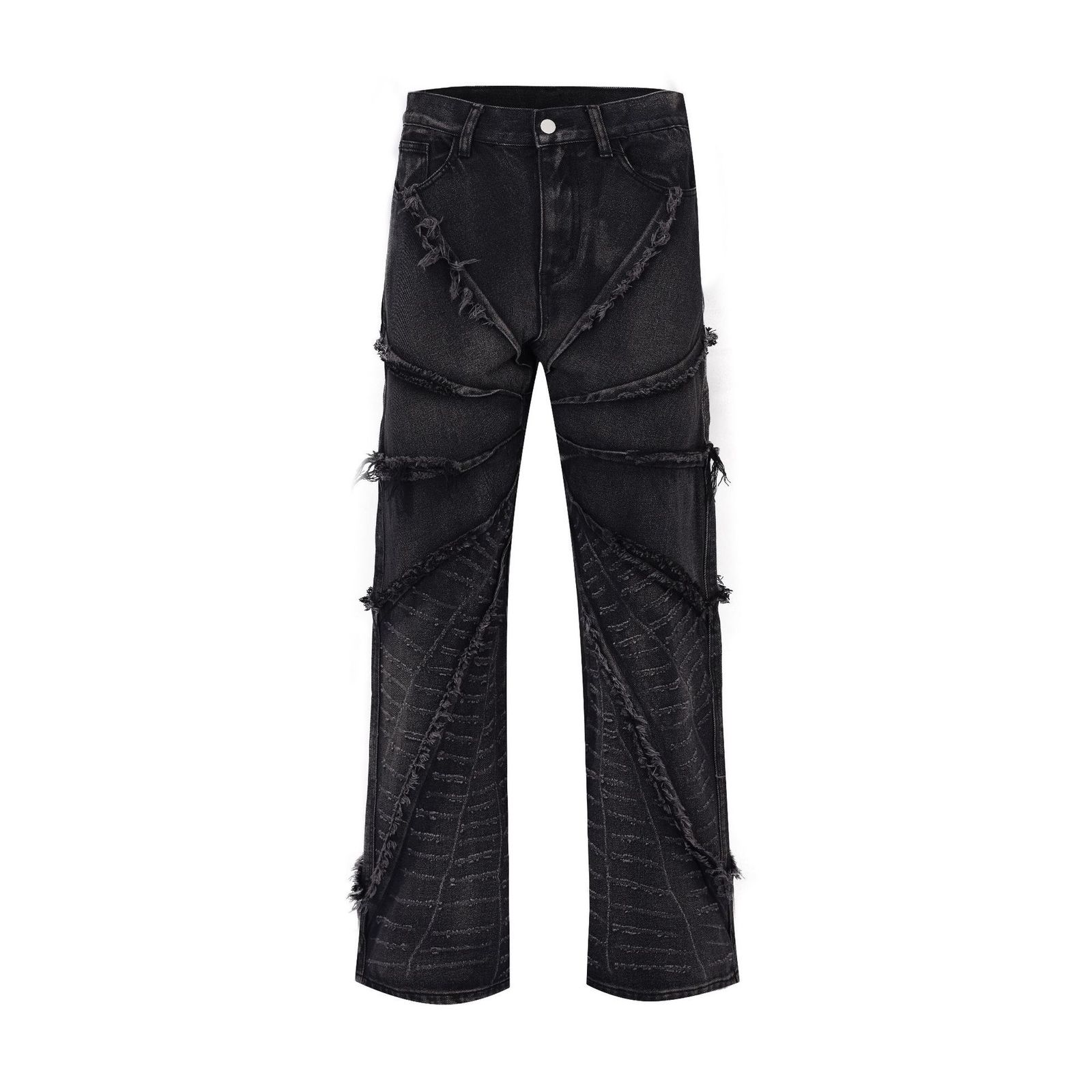 Men' Jeans Zong Chi Yi She Xia American style high street rough edge stone mill made old washed jeans for men and women straight tube loose pants 211108, Black 86882- tide
Men' Jeans Zong Chi Yi She Xia American style high street rough edge stone mill made old washed jeans for men and women straight tube loose pants 211108, Black 86882- tide