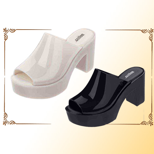 New High Heel HighHeeled For Women Solid Sandals Female Jelly Shoes SM071 G28