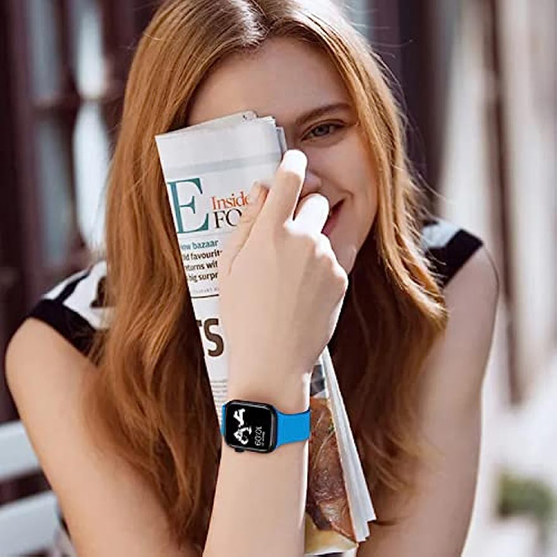 For Apple Watch Band Soft Silicone Waterproof Sport Strap Replacement Wristbands for iWatch Series 8 7 6 5 4 3 2 1 SE 38mm 40mm 41mm 42mm 44mm 45mm 49