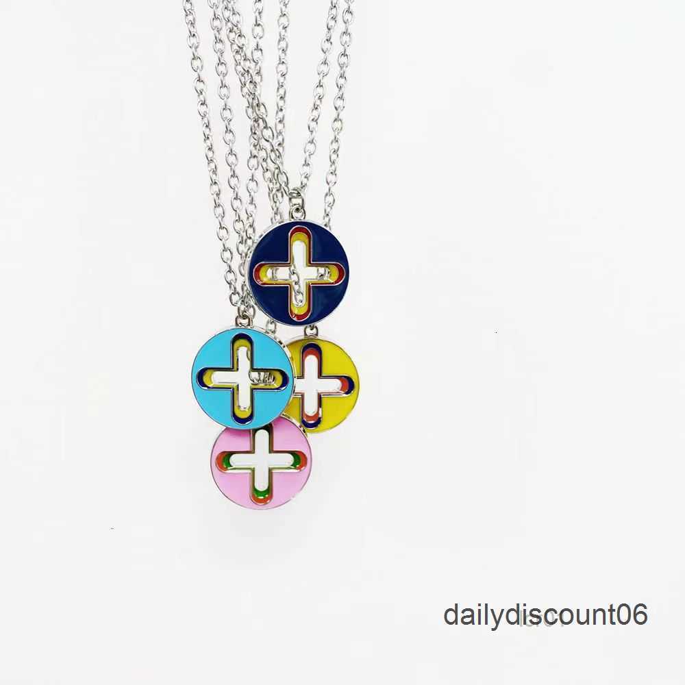 Fashion Unisex Pendant Necklaces Homer Frank Ocean Hop Punk Lucky Enamel Drop Glaze Necklace for Men Women Girls Party Jewelry 3ghm5