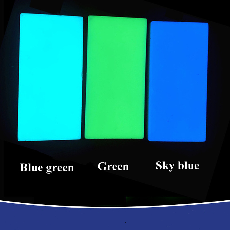 Nail Glitter White Poluminescent Powder Phosphor Powder For DIY Epoxy Resin Paint Pigment Materials 500g/Bag Glow Blue Color In the Dark 230703