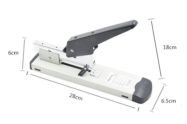 Staplers Huapuda Heavy Type Metal Stapler Bookbinding Stapling 120 Sheet Capacity Office Tools Fit Staplespins 2313 2310 238 236 230703