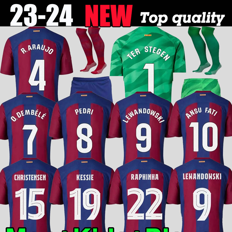 23/24 LEWANDOWSKI ANSU FATI Soccer Jerseys 2023 FERRAN R. ARAUJO CHRISTENSEN O. DEMBELE PEDRI MEMPHIS DEST GAVI barcelona maillots football shirt kids kit uniform
23/24 LEWANDOWSKI ANSU FATI Soccer Jerseys 2023 FERRAN R. ARAUJO CHRISTENSEN O. DEMBELE PEDRI MEMPHIS DEST GAVI barcelona maillots football shirt kids kit uniform