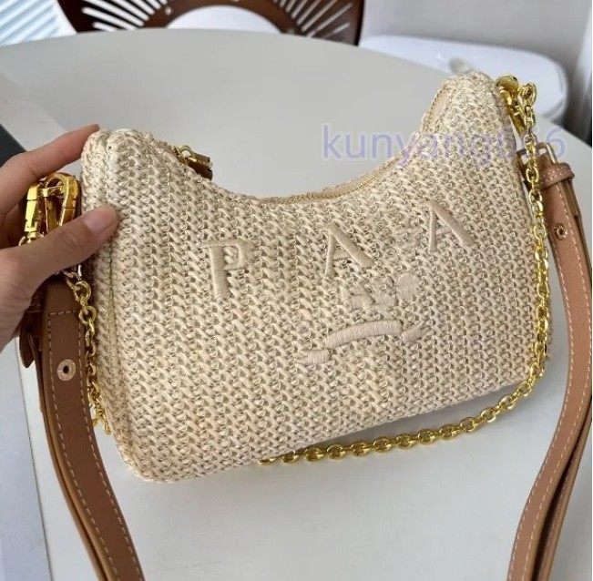 Woman Straw Bags Nylon shoulder bags Hobos Handbags Chain Purses Designer Crossbody Baguettes Lady Small Totes
Woman Straw Bags Nylon shoulder bags Hobos Handbags Chain Purses Designer Crossbody Baguettes Lady Small Totes