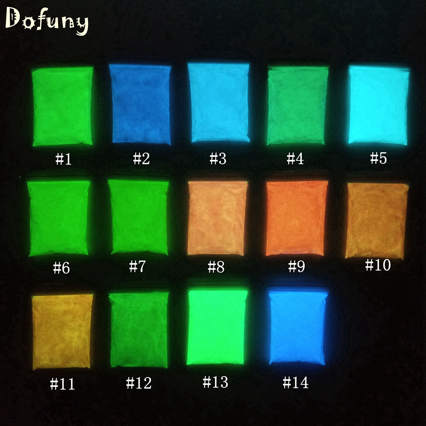 Nail Glitter White Poluminescent Powder Phosphor Powder For DIY Epoxy Resin Paint Pigment Materials 500g/Bag Glow Blue Color In the Dark 230703