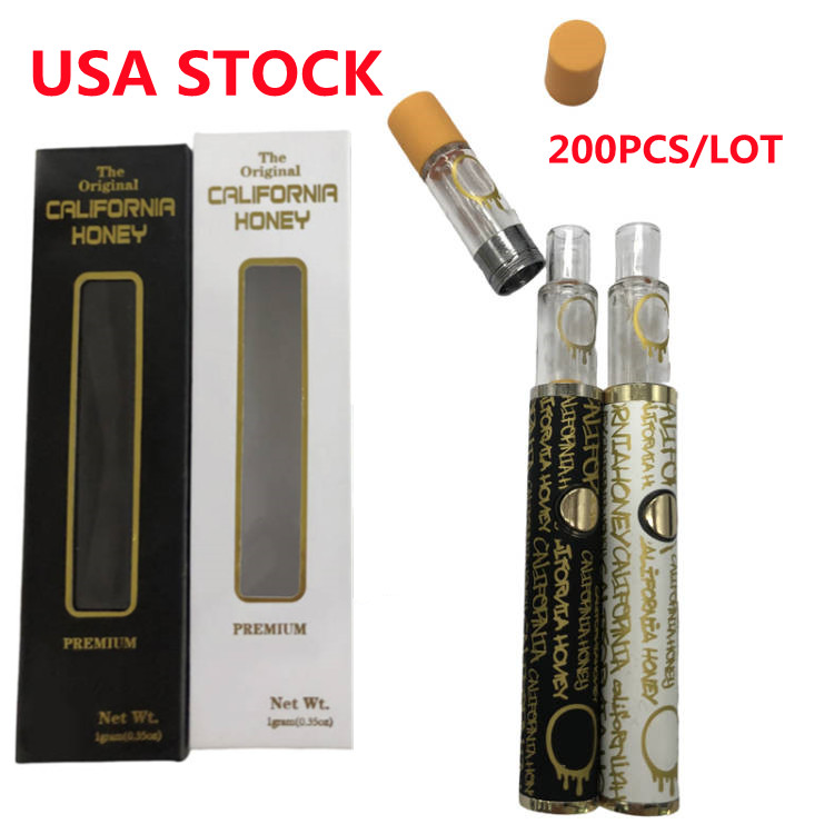 California Honey Vape Carts Disposable Vape Pens USA STOCK Full Glass 0.8ml Empty Vape Pens Screw On Bottom Thick Oil Vaporizer Pens Packaging Boxes
California Honey Vape Carts Disposable Vape Pens USA STOCK Full Glass 0.8ml Empty Vape Pens Screw On Bottom Thick Oil Vaporizer Pens Packaging Boxes