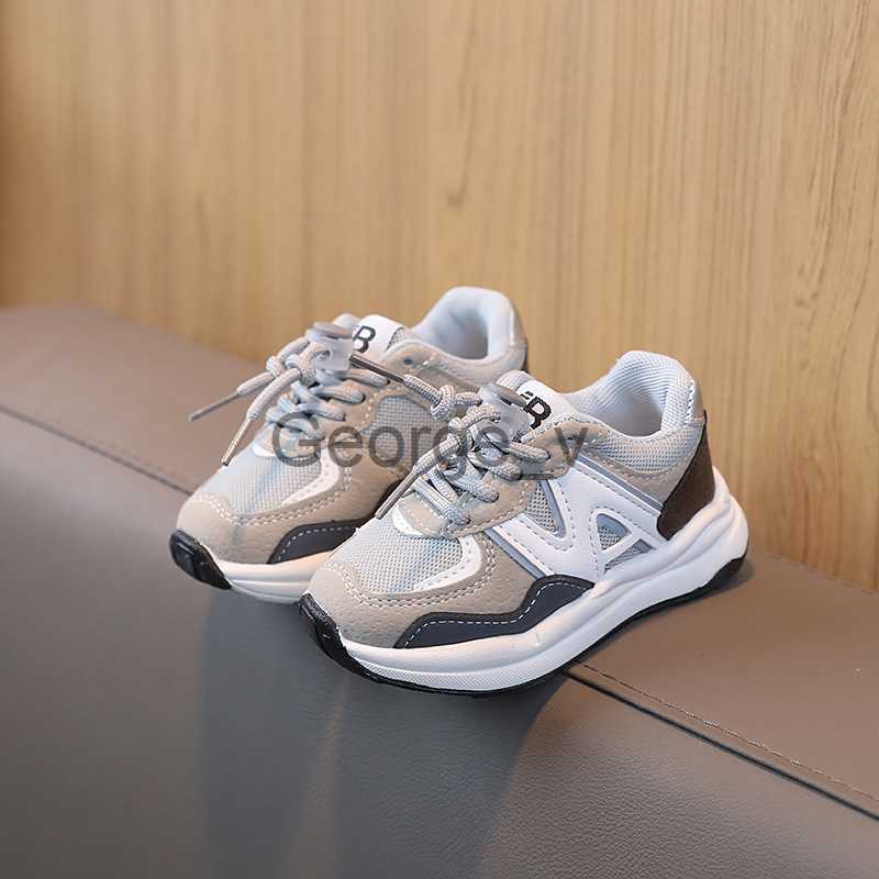 Athletic Outdoor Spring And Autumn 2023 New ChildrenS Sneakers Boys Tennis Casual Girls Baby Soft Soled Running Shoes H260130