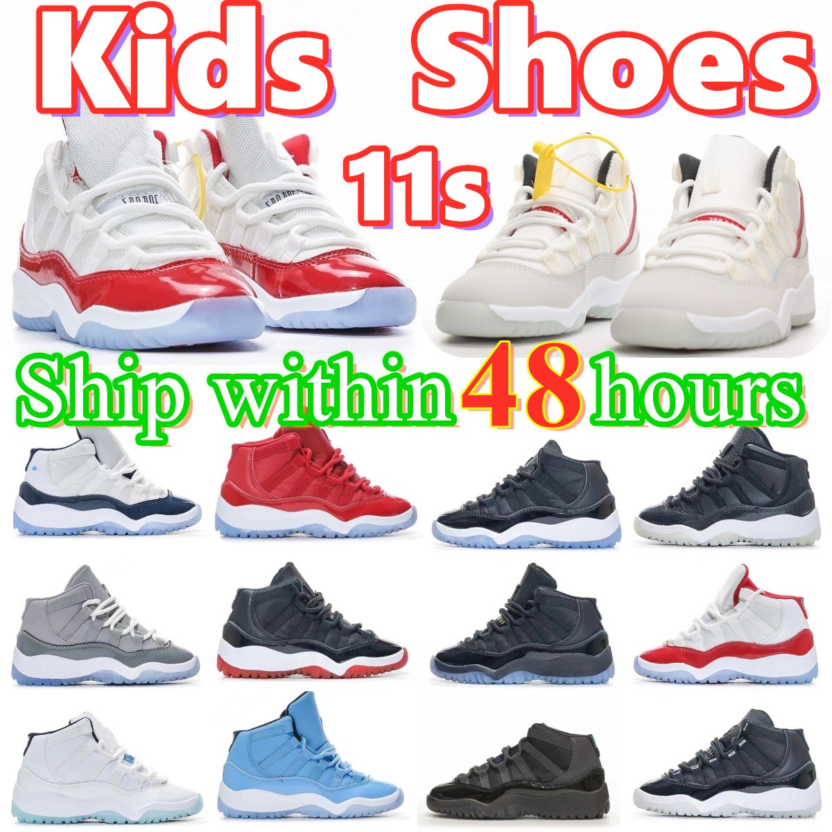 Cherry 11s 11 kids toddlers shoes jumpman sneakers youth basketball boys girls Children Unc Cool Grey Legend Blue Bred high shoe kid trainers
Cherry 11s 11 kids toddlers shoes jumpman sneakers youth basketball boys girls Children Unc Cool Grey Legend Blue Bred high shoe kid trainers