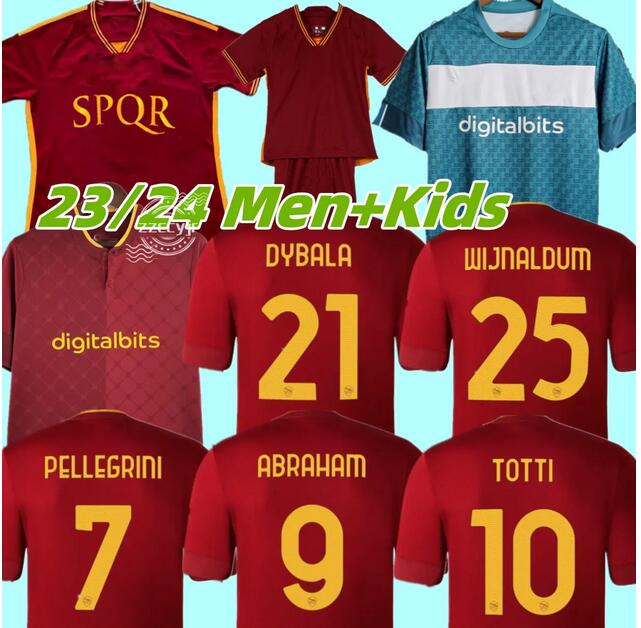2023 2024 roma Legacy Collection SOCCER JERSEYS Aries DYBALA home belotti CELIK Pellegrini Abraham 23 24 Football Shirts Wijnaldum Zaniolo men kit kids fans player
2023 2024 roma Legacy Collection SOCCER JERSEYS Aries DYBALA home belotti CELIK Pellegrini Abraham 23 24 Football Shirts Wijnaldum Zaniolo men kit kids fans player