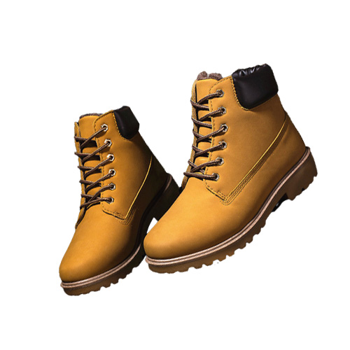 High Quality Men Winter Martin Boots Warm Tooling Boots Waterproof Rubber Outdoor Leisure Cotton Shoes Plush Leather Ankle Boots