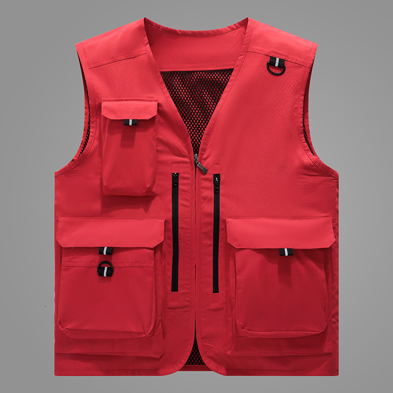 Men's Vests Clothing Sleeveless Vest Dress Waistcoat Man Up Multipocket Formal Social Jackets Gilet Gilete Mens Gilets Classic 230705