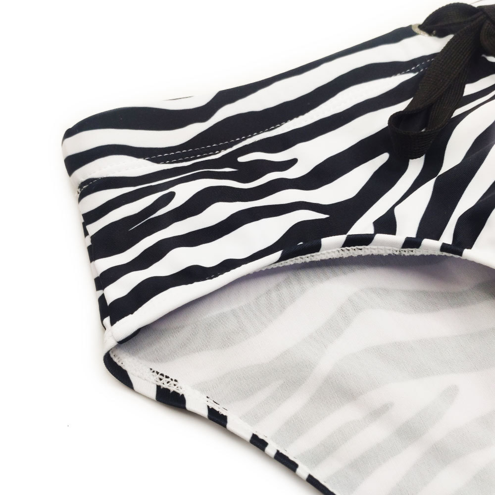 Men's Swimwear swimsuit sexy short water sports Beachwear zebra printed men's suit surfing 230705