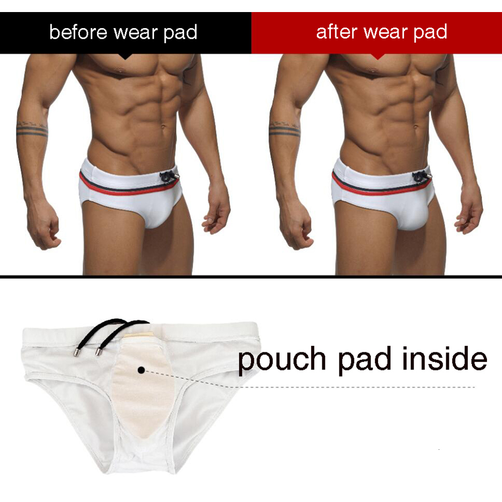 Men's Shorts Wholesale Enhancer Sponge Cushion Underwear Sexy Raised Pocket Pushup Swimwear Hombre Bathroom Set 230705