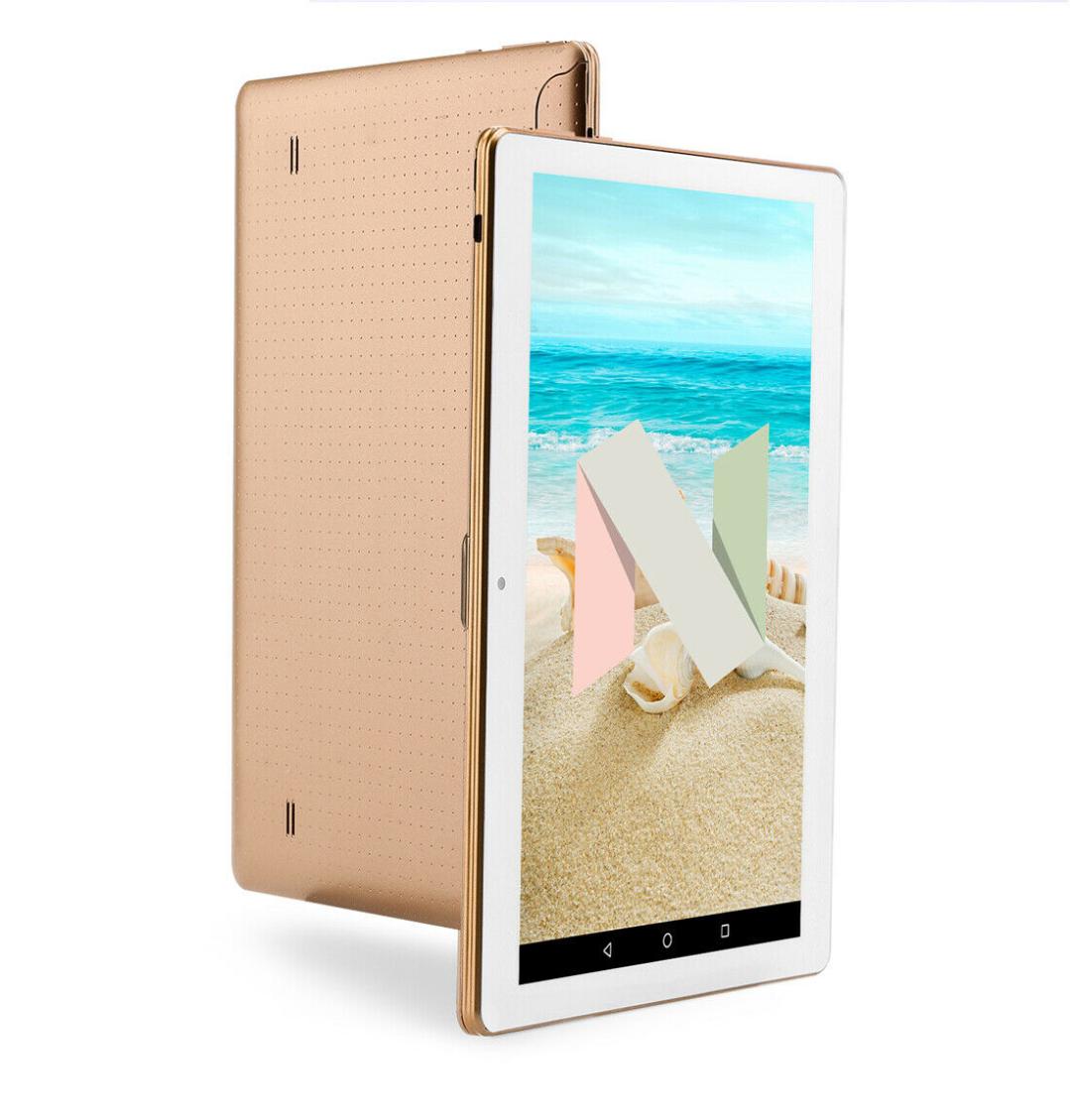 

101 Inch unlocked 3G IPS Quad Core 32GB ROM 2GB RAM Android 90 Tablet PC8624578, White