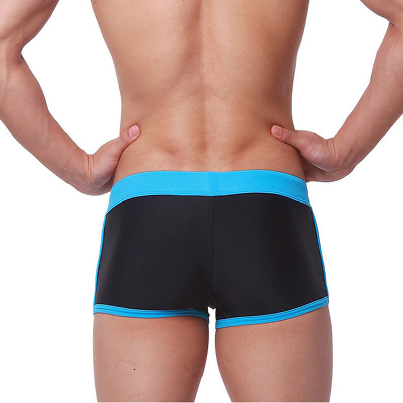 Men's Swimwear Sexy swimming trunks shorts Desmiit swimsuit Gay boxer underwear Beach Zwembroek Slip Sunga 230705
