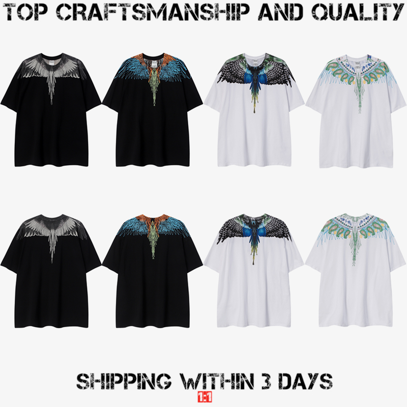 Top Craft Mens T shirt designers MARCELO BURLON mens tshirts Wing print 23SS Fashion Trends men tees, No.4
Top Craft Mens T shirt designers MARCELO BURLON mens tshirts Wing print 23SS Fashion Trends men tees, No.4