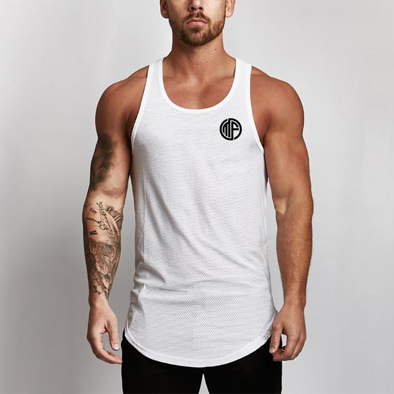 Men s Tank Tops Clothing Summer Singlets Mens Shirt Bodybuilding Equipment Fitness Mesh Stringer Tanktop Vest 230704