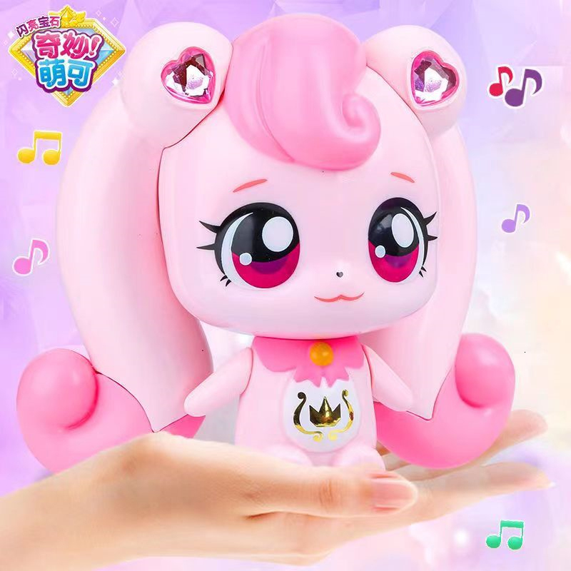 Other Toys Anime Catch Teenieping Shiny Gem Series Cartoon Can Talk Model Dolls Children s Birthday Christmas Gifts 230704