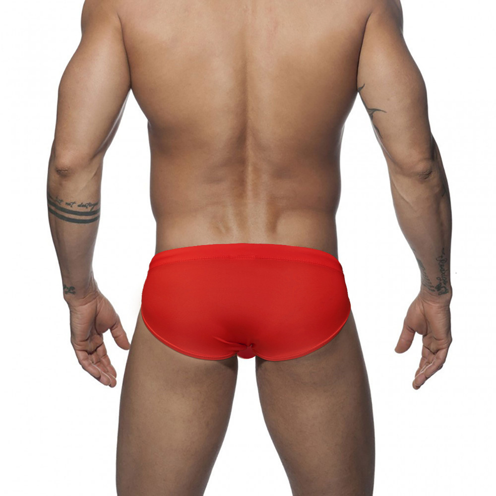 Men's Swimwear Solid Color Swimming Shorts European American Fashion Sexy Low Rise Summer Beach Surfing Quick Dry Bikini 230705