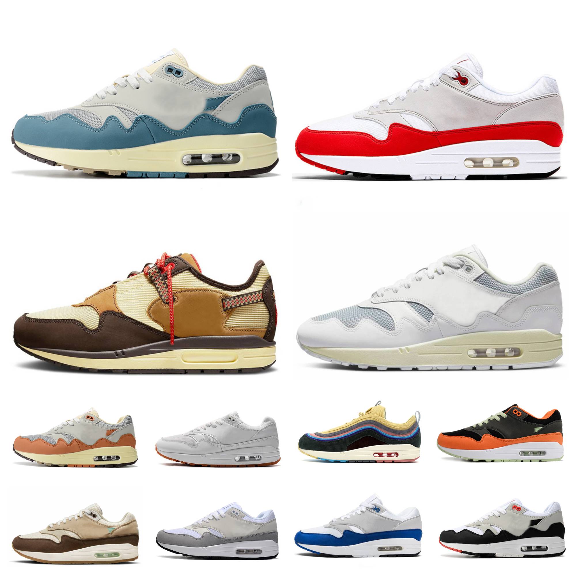 Patta Waves White Max 1 Running Shoes Mens WOmen aIRMAXs Sean Wotherspoon Noise Aqua Monarch Baroque Crepe Brown Anniversary Royal Red Crepe Hemp Designer Sneakers, Shoes lace
Patta Waves White Max 1 Running Shoes Mens WOmen aIRMAXs Sean Wotherspoon Noise Aqua Monarch Baroque Crepe Brown Anniversary Royal Red Crepe Hemp Designer Sneakers, Shoes lace