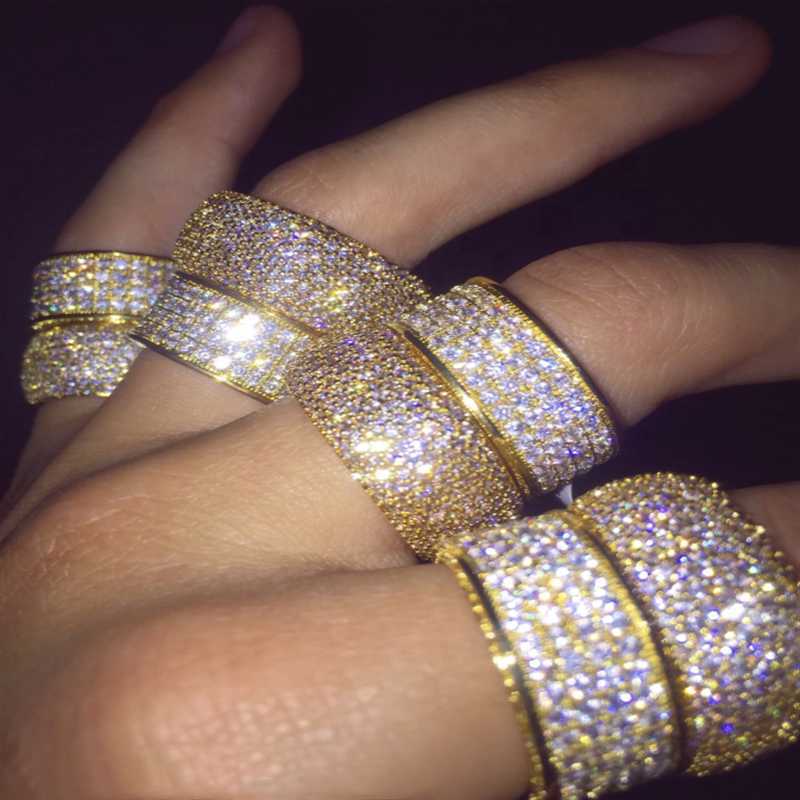 Sterg Sier VVS Moissanite Dia dia rings for men moissanite ring